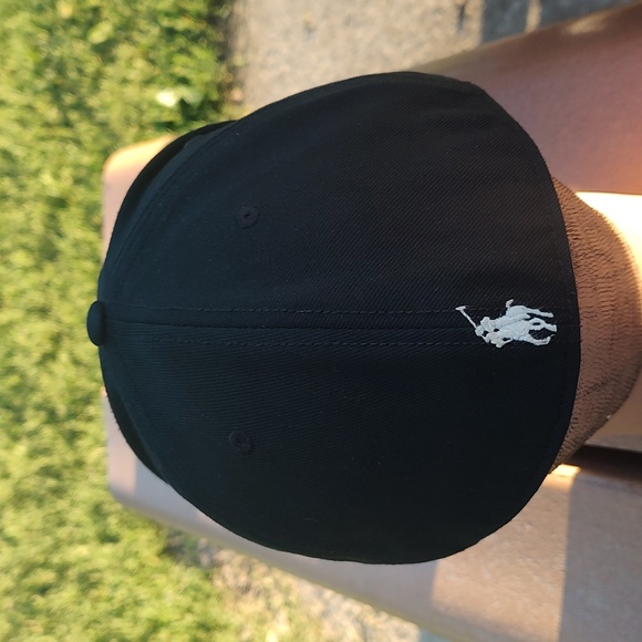 Polo Ralph Lauren Men’s NEW YORK 711 Fitted Baseball Hat  Cap Black, Size L - Picture 4 of 9